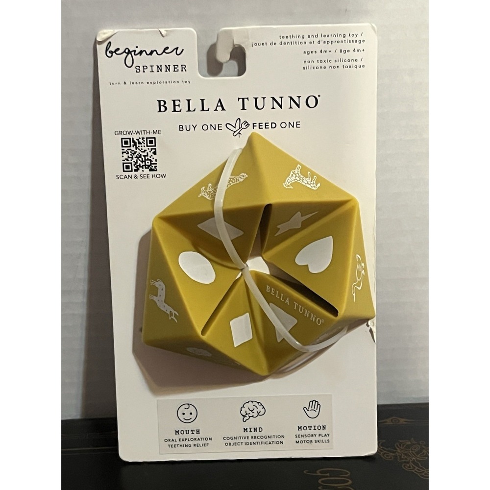 Baby Teething Silicone Spinner‎ Beginner Sensory Teether Bella Tunno